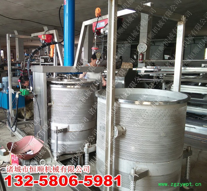 中药渣压榨收汁机  中药压榨机  自动出料压榨机   诸城恒顺机械图2