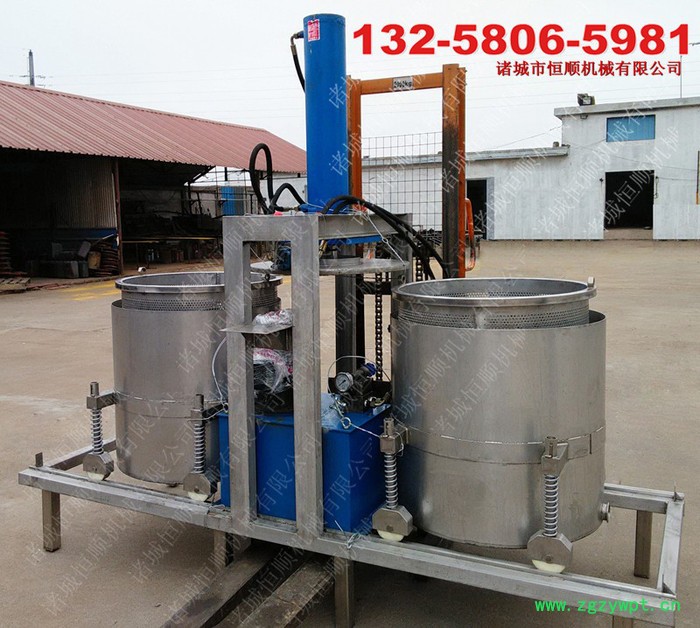 中药渣压榨收汁机  中药压榨机  自动出料压榨机   诸城恒顺机械图6