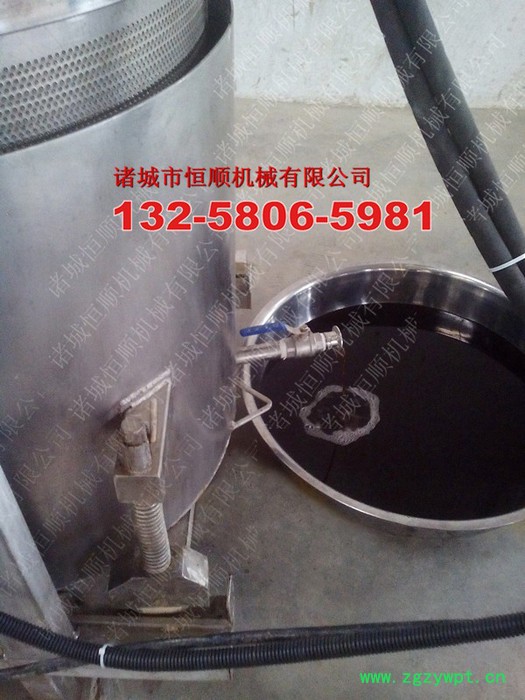 中药渣压榨收汁机  中药压榨机  自动出料压榨机   诸城恒顺机械图3
