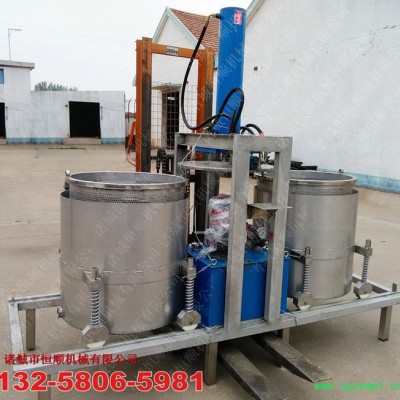 中药渣压榨收汁机  中药压榨机  自动出料压榨机   诸城恒顺机械