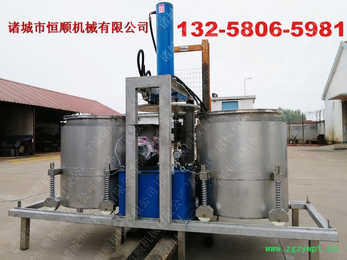 中药渣压榨收汁机  中药压榨机  自动出料压榨机   诸城恒顺机械图4