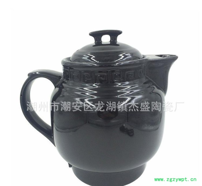 直销4L 5L黑养神自动电子煎药壶 陶瓷保健壶中药壶养生壶
