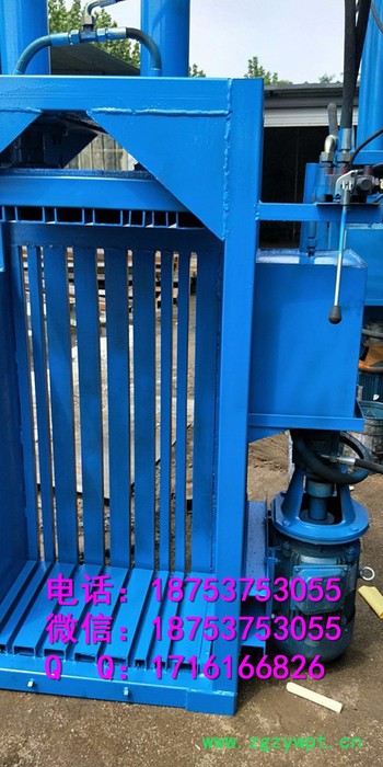 亳州市 中药材液压打包机  小型立式压缩机  压块机  20吨液压打包机  废纸箱压缩机 全自动包装机.图2