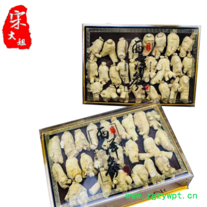 西洋参粒头 软质 硬质长条参 免费打粉切片 泡水煲汤足干高龄人参图3