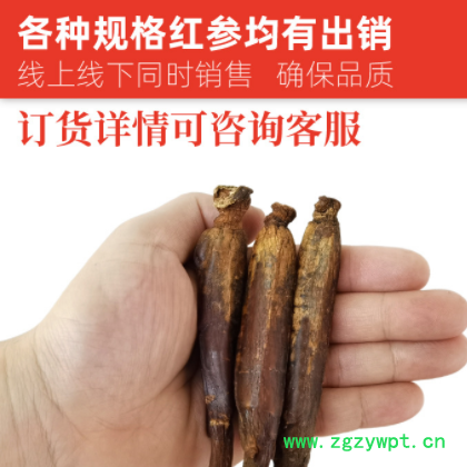 新开河红参片集安边条参整支散货切片泡酒煲汤品质红参条非高丽参图2