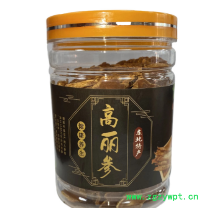 高丽参片红参片长白山东北特产厂家货源批发销售大片罐装图3
