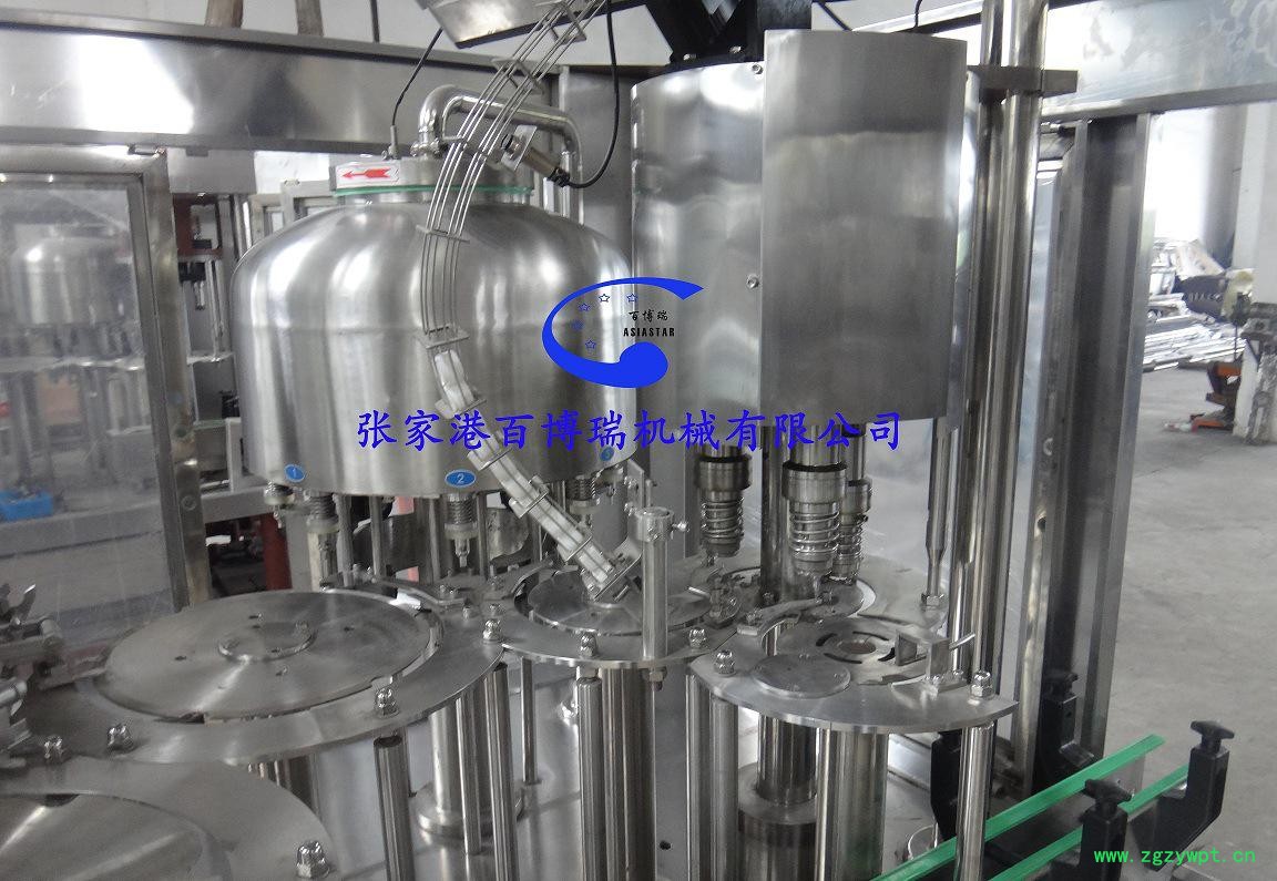 **三合一灌装机生产线(BBR-530)水线8头灌封1