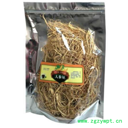 产地货源东北特产长白山原皮白参须 人参须自然凉晒批发量大从优图3