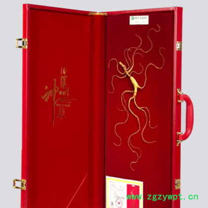 【厂家批发】人参礼盒长白山参礼盒包装皮盒装送礼林下参籽货干参