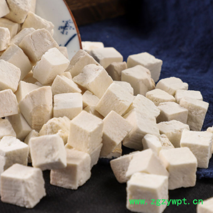 厂家批发茯苓统丁中药材白茯苓茯苓丁500g散装产地供应茯苓图2