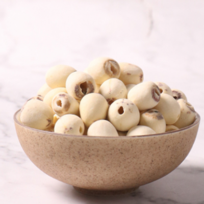 厂家批发建宁白莲子 直供去芯红皮白莲子干 散装新货磨皮白莲子干
