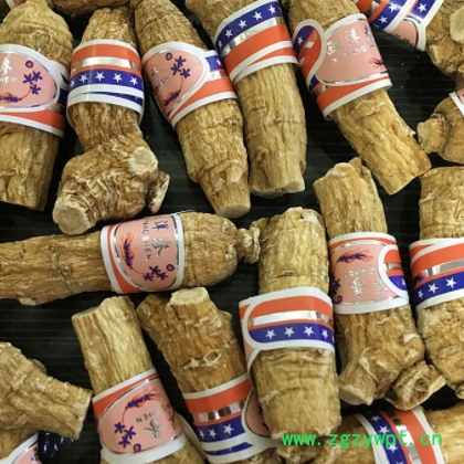 西洋参头 西洋参断 切片 二面粒头老皮泡茶图3